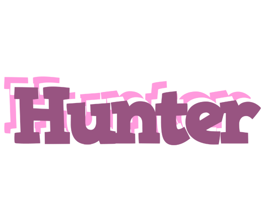 Hunter relaxing logo
