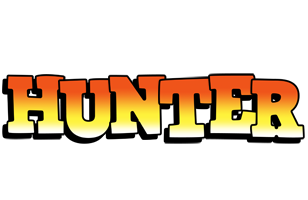 Hunter sunset logo