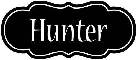 Hunter welcome logo