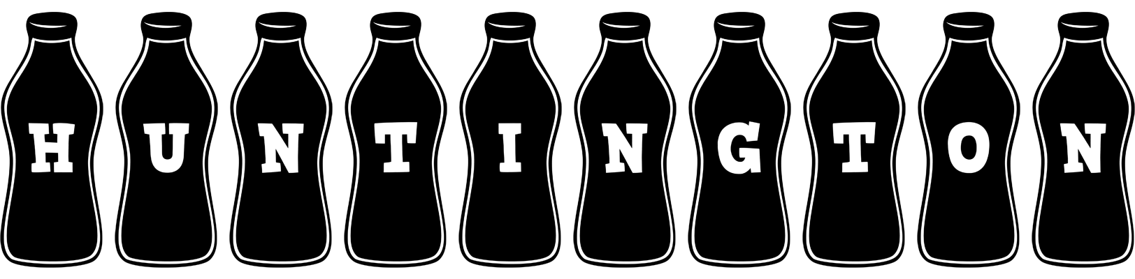 Huntington bottle logo