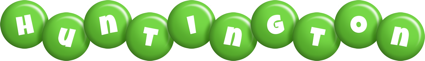 Huntington candy-green logo