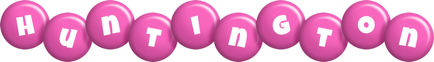 Huntington candy-pink logo