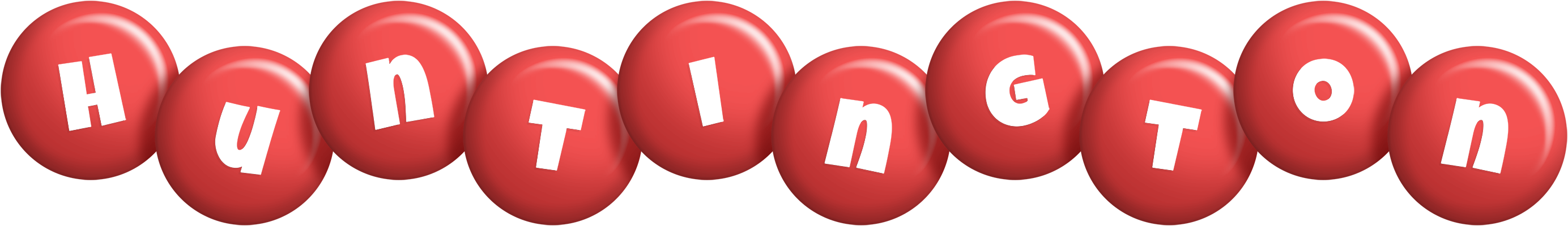 Huntington candy-red logo