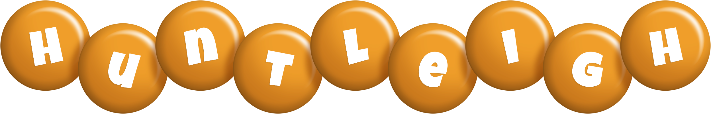 Huntleigh candy-orange logo