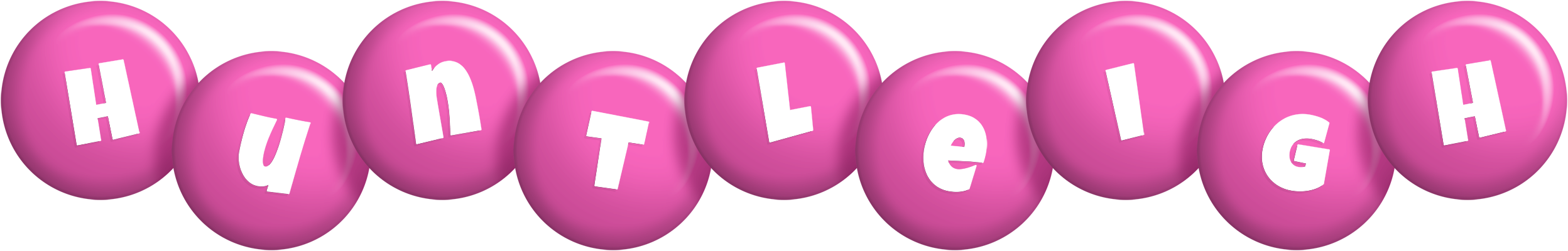 Huntleigh candy-pink logo
