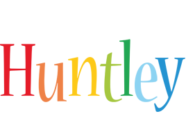 Huntley birthday logo