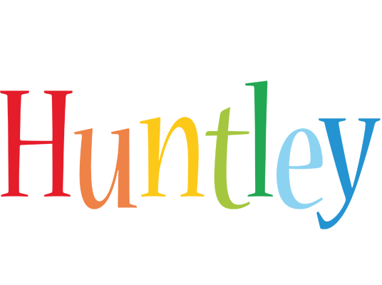 Huntley birthday logo