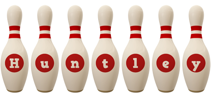 Huntley bowling-pin logo