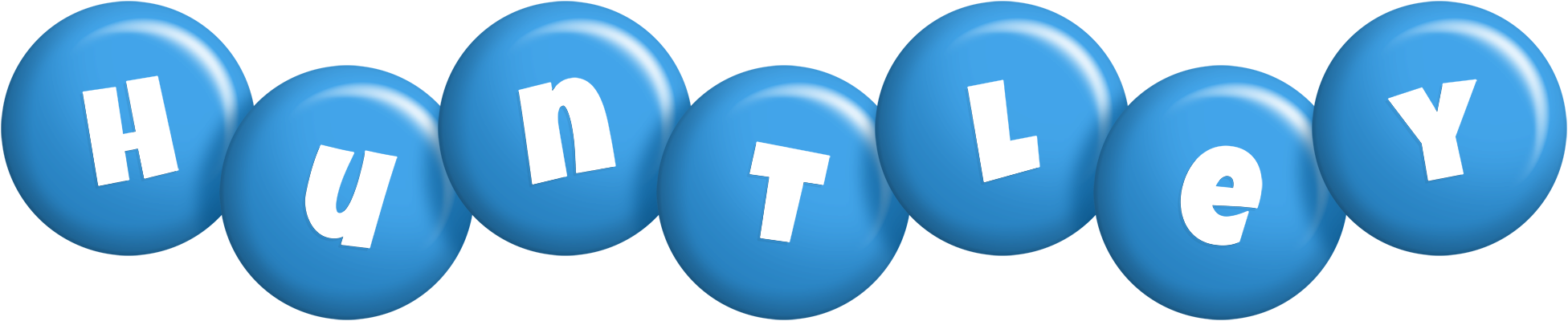 Huntley candy-blue logo