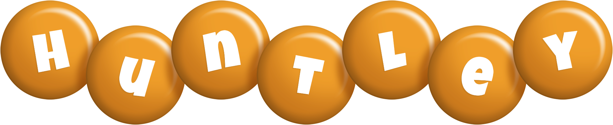 Huntley candy-orange logo