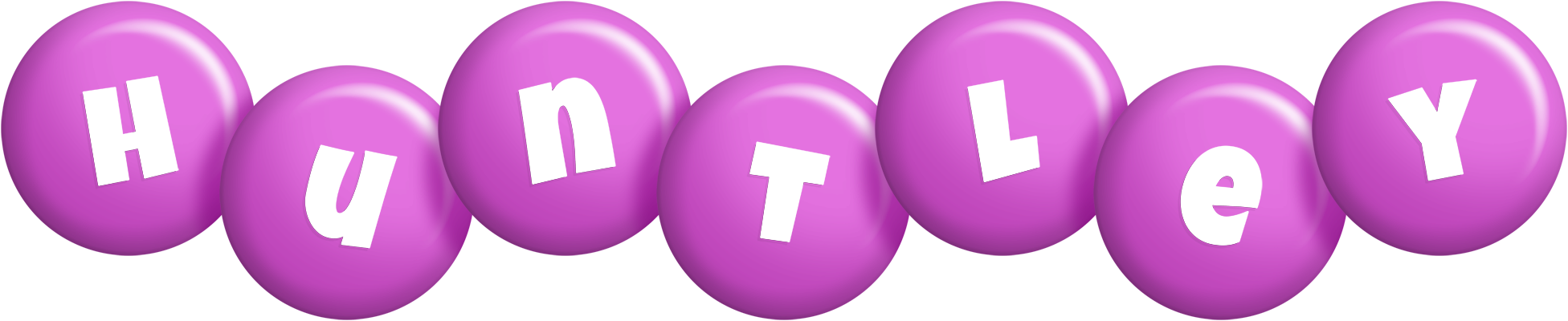 Huntley candy-purple logo