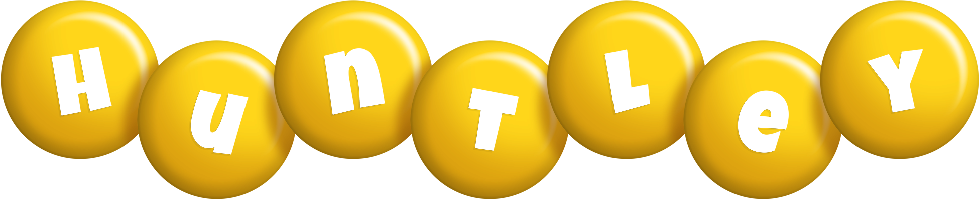 Huntley candy-yellow logo