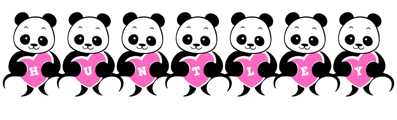 Huntley love-panda logo