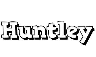 Huntley snowing logo