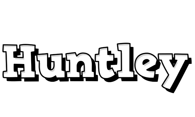 Huntley snowing logo
