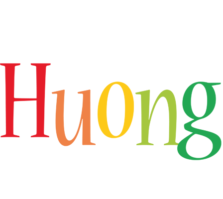 Huong birthday logo