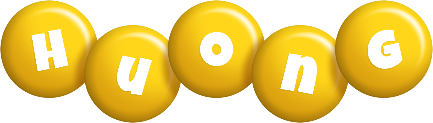 Huong candy-yellow logo