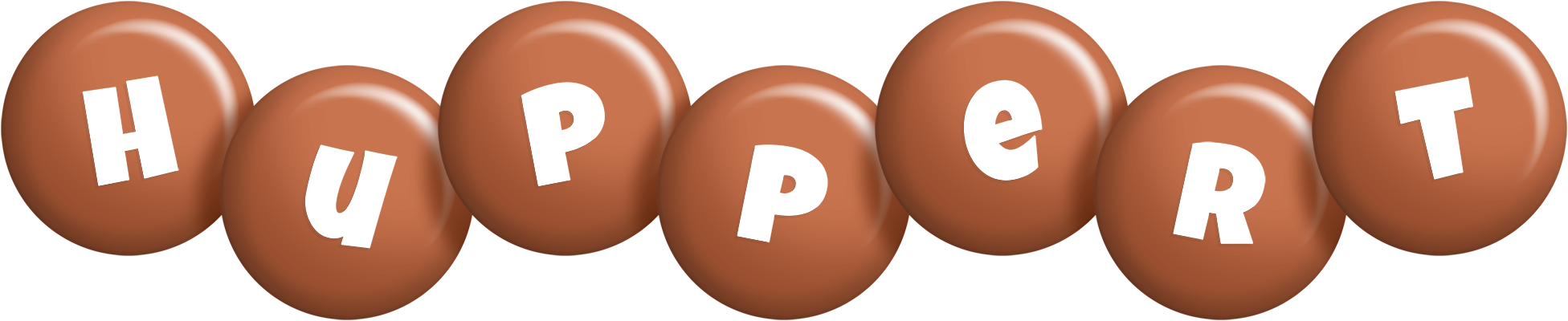 Huppert candy-brown logo