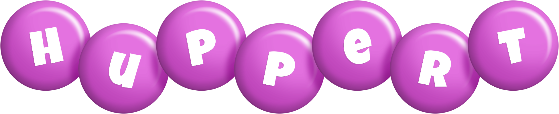 Huppert candy-purple logo