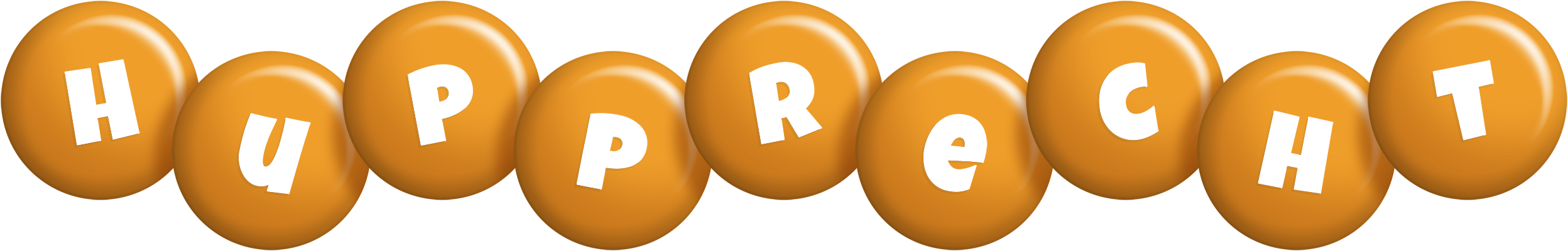 Hupprecht candy-orange logo