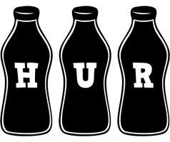 Hur bottle logo