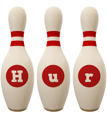 Hur bowling-pin logo