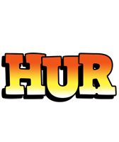 Hur sunset logo