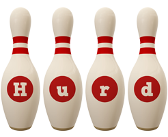 Hurd bowling-pin logo