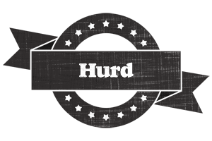 Hurd grunge logo