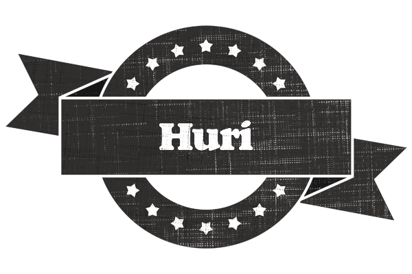 Huri grunge logo