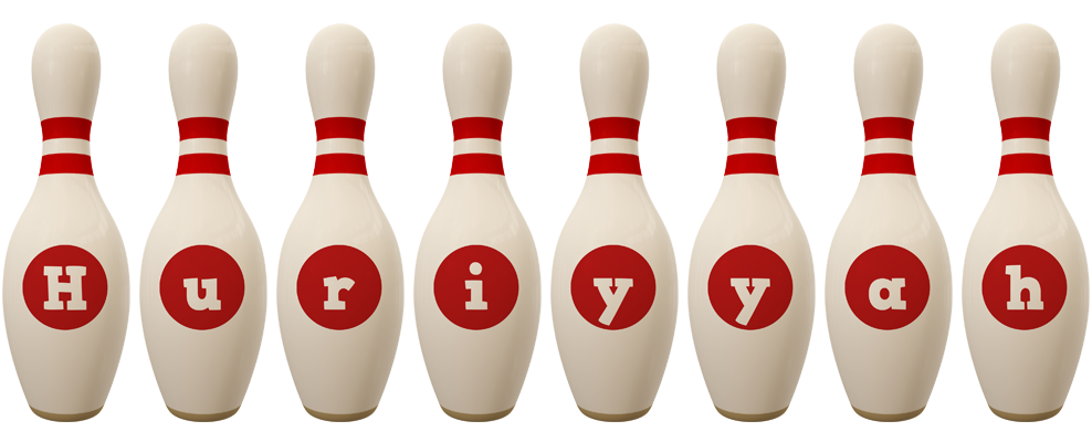 Huriyyah bowling-pin logo