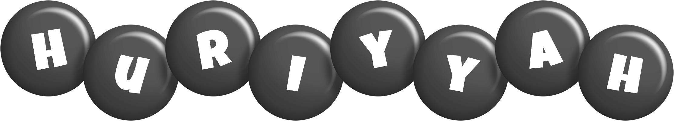 Huriyyah candy-black logo