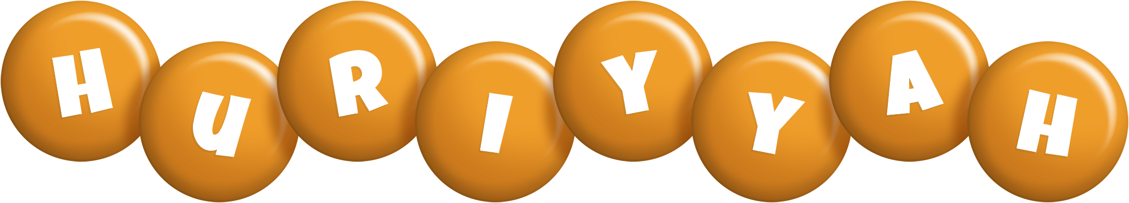 Huriyyah candy-orange logo