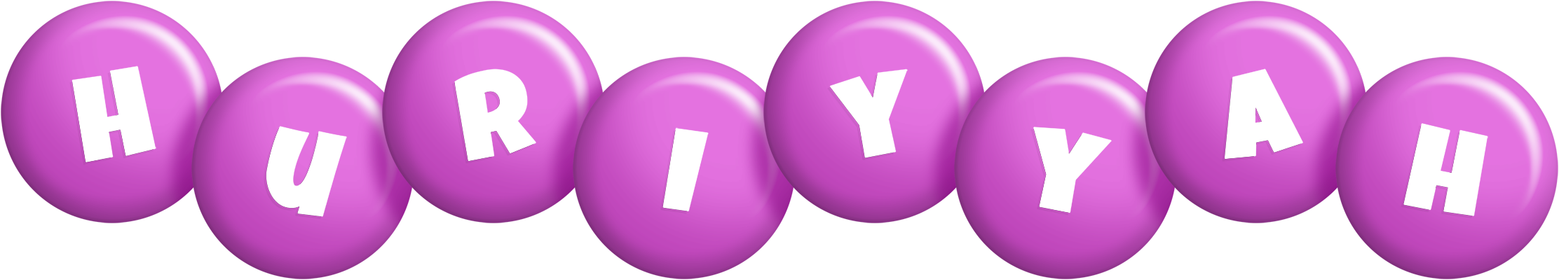 Huriyyah candy-purple logo