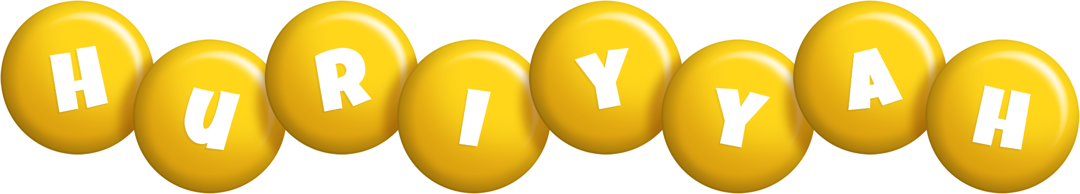 Huriyyah candy-yellow logo