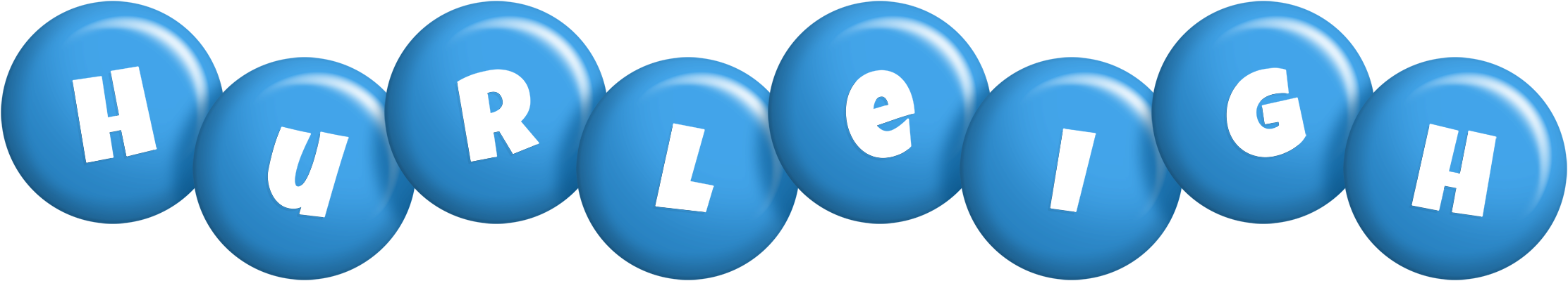 Hurleigh candy-blue logo