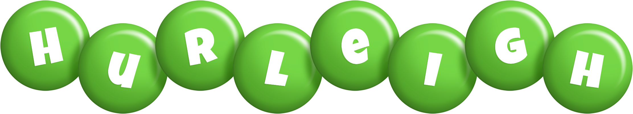 Hurleigh candy-green logo