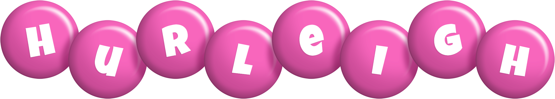 Hurleigh candy-pink logo