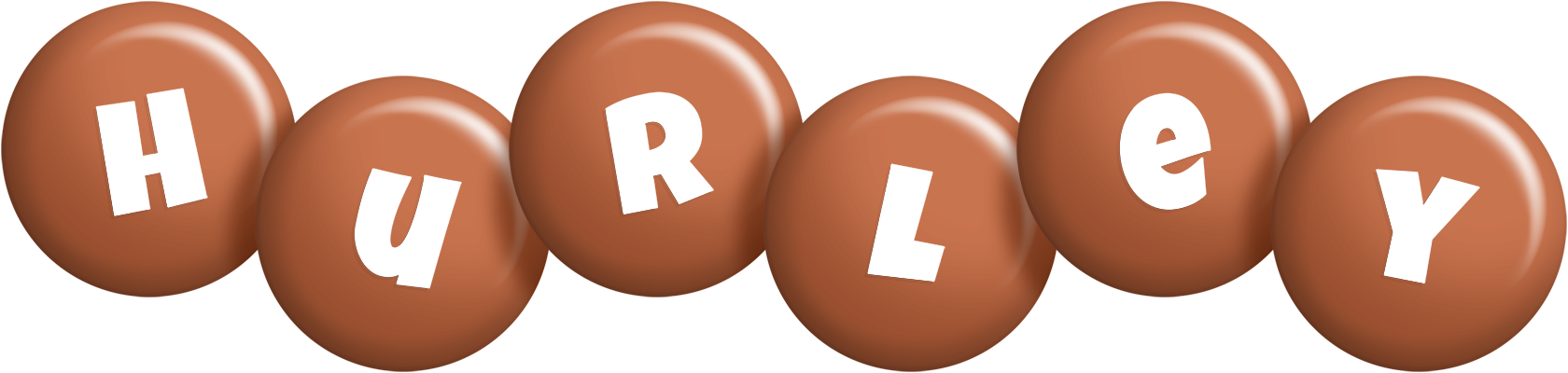 Hurley candy-brown logo