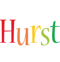 Hurst birthday logo