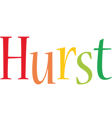 Hurst birthday logo