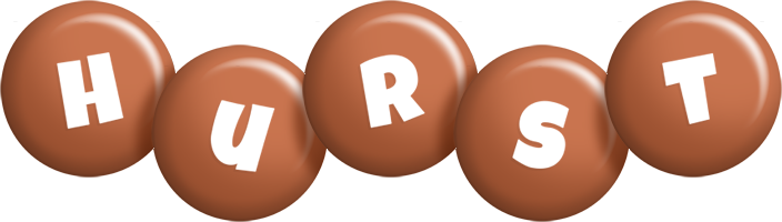 Hurst candy-brown logo