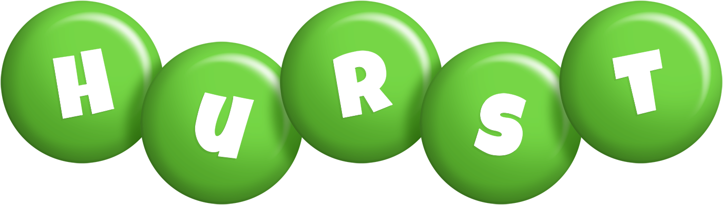 Hurst candy-green logo