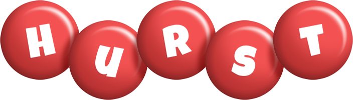 Hurst candy-red logo