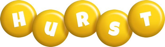 Hurst candy-yellow logo
