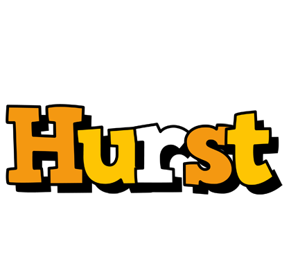 Hurst cartoon logo