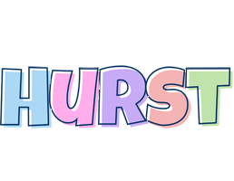 Hurst pastel logo
