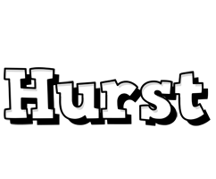 Hurst snowing logo