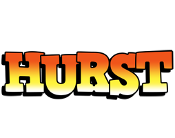 Hurst sunset logo