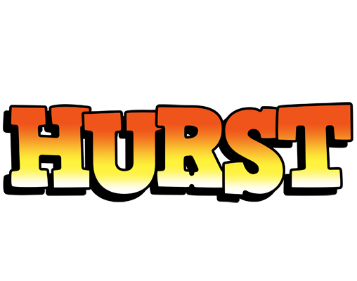 Hurst sunset logo
